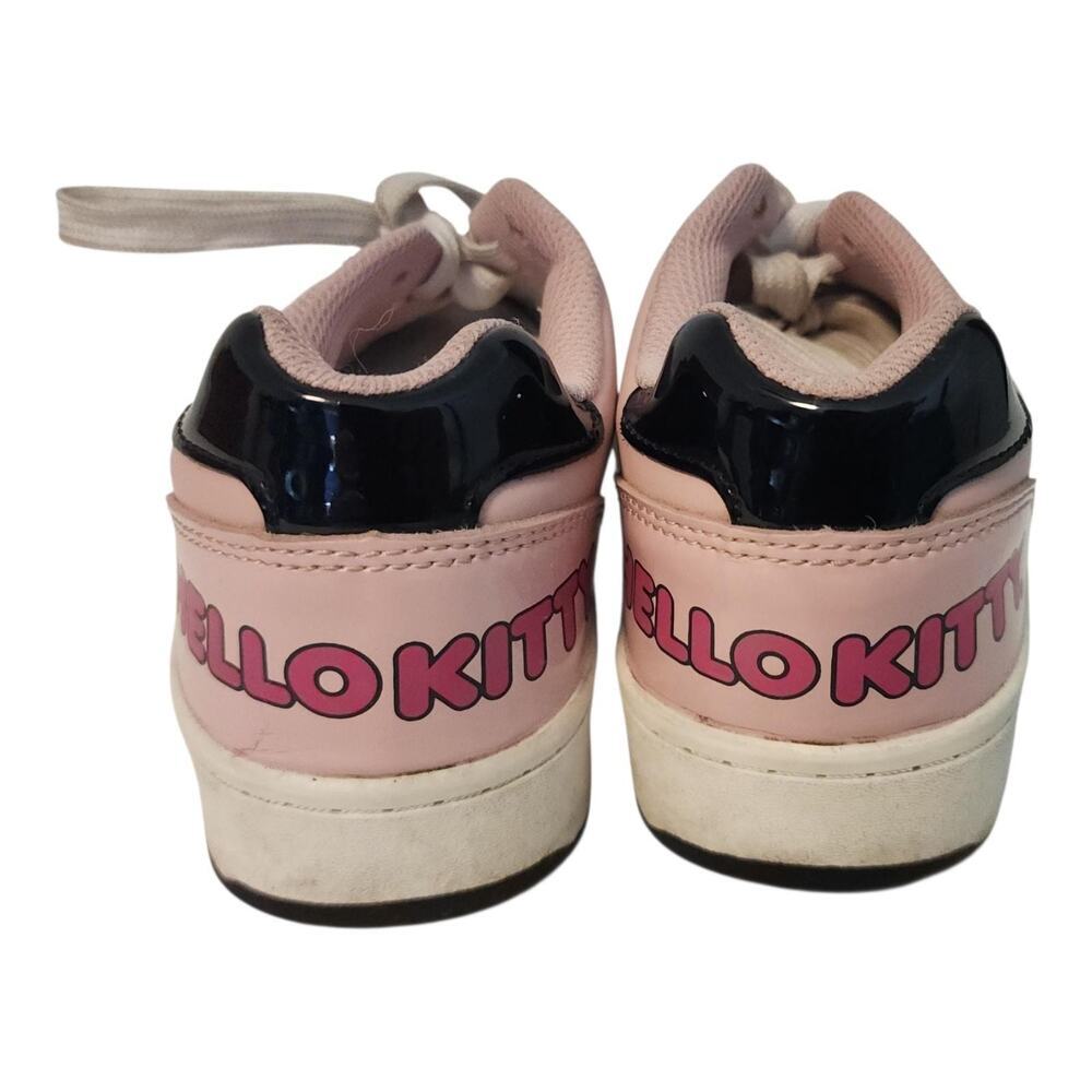 Hello Kitty Pink Low Top Sneakers Big Kids Youth US 6 EUR 37 Lace Up Shoes - Picture 5 of 16